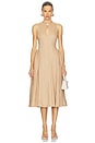 view 1 of 3 Seina Midi Dress in Taupe