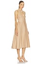 view 2 of 3 Seina Midi Dress in Taupe