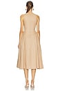 view 3 of 3 Seina Midi Dress in Taupe