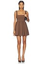 view 1 of 3 Giovanna Mini Dress in Brown