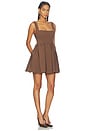 view 2 of 3 Giovanna Mini Dress in Brown