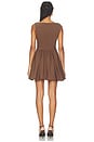 view 3 of 3 Giovanna Mini Dress in Brown