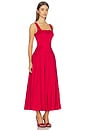 view 2 of 3 Audrey Midi Dress in Dark Red