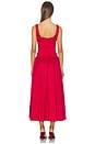 view 3 of 3 Audrey Midi Dress in Dark Red