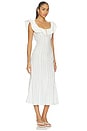 view 2 of 4 Harper Midi Dress in Light Blue White Stripe