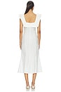 view 3 of 4 Harper Midi Dress in Light Blue White Stripe