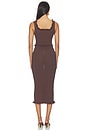 view 3 of 3 VESTIDO KATHY in Chocolate Brown