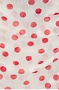 view 4 of 4 Carla Midi Dress in White And Red Dot