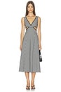 view 1 of 4 ROBE GIGI in Black And Ivory Gingham