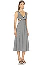 view 2 of 4 ROBE GIGI in Black And Ivory Gingham