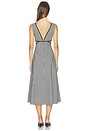 view 3 of 4 ROBE GIGI in Black And Ivory Gingham