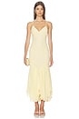 view 2 of 5 Ilaria Midi Dress in Butter Yellow