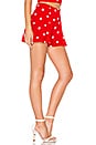 view 2 of 4 Flirty Short in Red Polka Dot