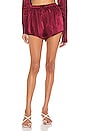 view 1 of 4 Guilia Short in Burgundy Red