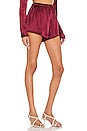 view 2 of 4 Guilia Short in Burgundy Red