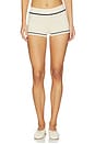view 1 of 6 Rindie Mini Short in Cream And Navy