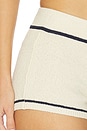 view 6 of 6 Rindie Mini Short in Cream And Navy