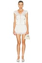view 5 of 6 Audri Short in Ivory