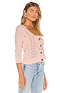 view 2 of 5 Taylor Cardigan in Pink