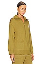view 3 of 5 Domani Oversized Half Zip Sweater in Chartreuse