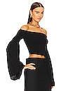 view 2 of 4 Nalle Off Shoulder Sweater in Black