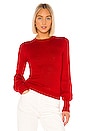 view 2 of 5 Aria Sweater in Soft Red
