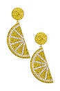 view 1 of 2 Caspian Earring in Lemon Yellow