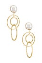 view 1 of 2 Flavia Earring in Gold