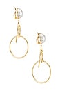 view 2 of 2 Flavia Earring in Gold