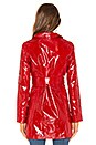 view 4 of 5 Cropped Patent Trench in Red