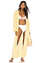 view 1 of 4 Viola Kimono in Lemon Stripe