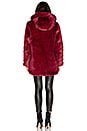 view 4 of 6 Faux Fur Coat 84 in Blood Red