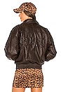 view 1 of 6 Ciao Leather Jacket in Brown
