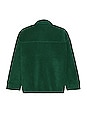 view 2 of 4 Snap Front Pullover in dark green