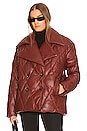 view 1 of 5 CHAQUETA AMARA in Oxblood