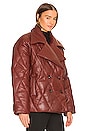 view 3 of 5 CHAQUETA AMARA in Oxblood