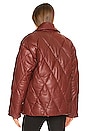view 4 of 5 CHAQUETA AMARA in Oxblood