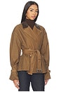 view 2 of 4 Cara Trench Jacket in Brown