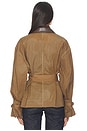 view 3 of 4 Cara Trench Jacket in Brown