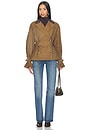 view 5 of 5 Cara Trench Jacket in Brown