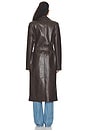 view 5 of 5 Madison Trench Coat in Dark Brown