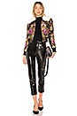 view 4 of 4 BLOUSON BOMBER in Black Floral