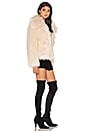 view 2 of 3 Faux Fur Coat 30 in Ivory