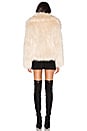 view 3 of 3 Faux Fur Coat 30 in Ivory