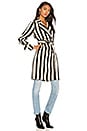 view 3 of 4 Trench Coat in Black & White