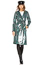 view 1 of 4 Patrizia Trench in Green Plaid