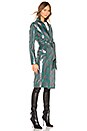 view 3 of 4 Patrizia Trench in Green Plaid