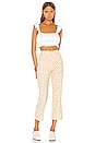 view 4 of 4 PANTALON TAILLE HAUTE CROPPED in Natalia Leopard