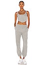 view 4 of 4 PANTALON SWEAT CAITLIN in Heather Grey