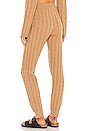 view 3 of 4 Cashmere Cable Knit Easy Pant in Camel
